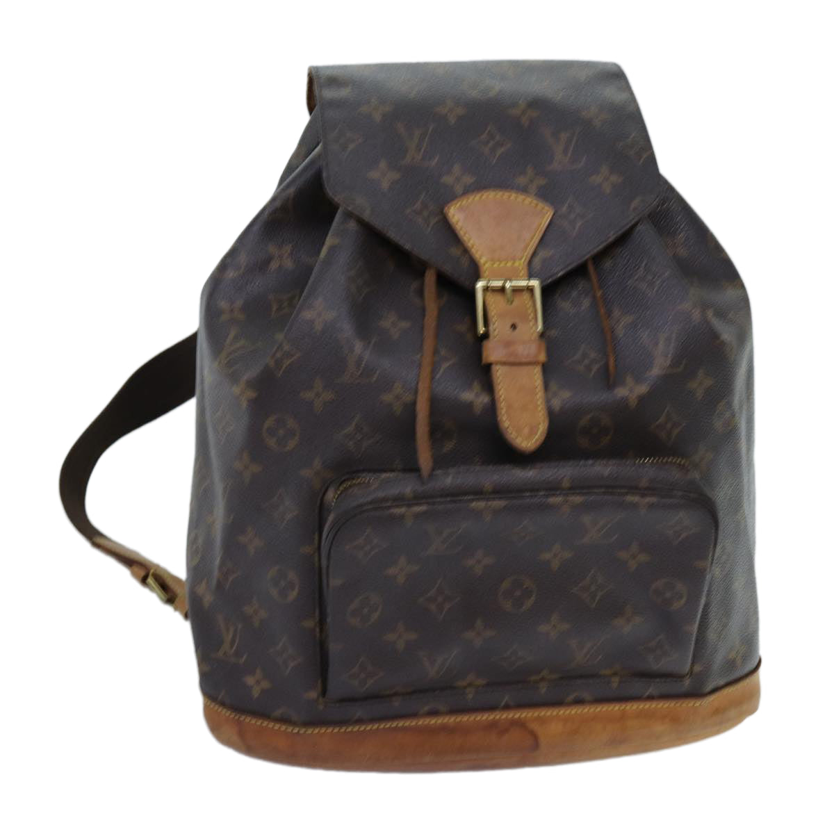 LOUIS VUITTON Monogram Montsouris GM Backpack M51135 LV 71729