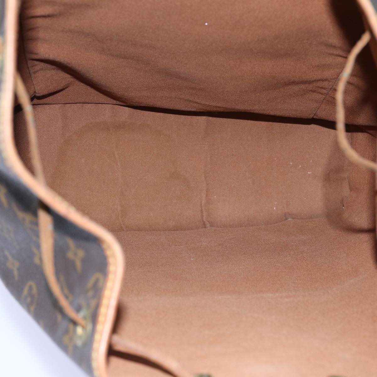 LOUIS VUITTON Monogram Montsouris GM Backpack M51135 LV 71729