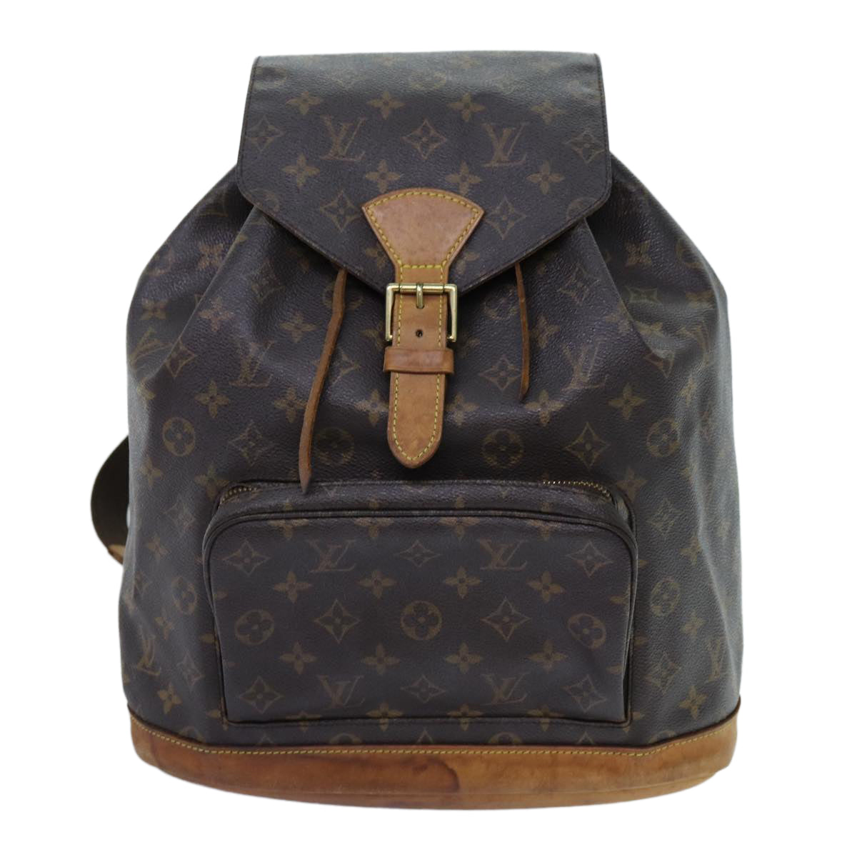 LOUIS VUITTON Monogram Montsouris GM Backpack M51135 LV 71729