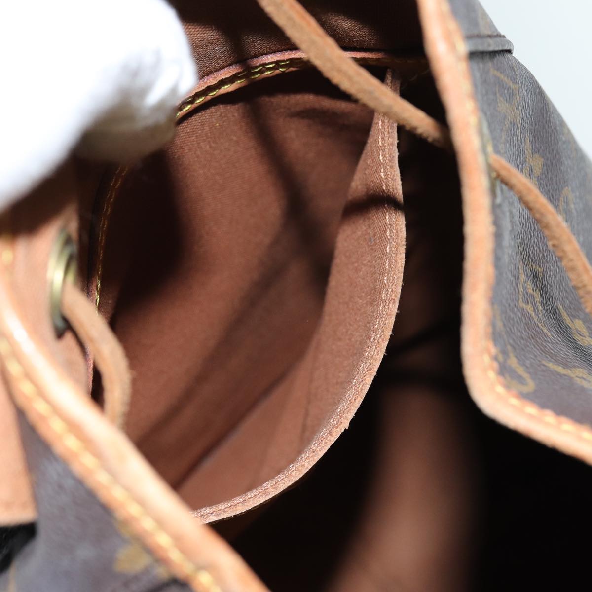 LOUIS VUITTON Monogram Montsouris GM Backpack M51135 LV 71729