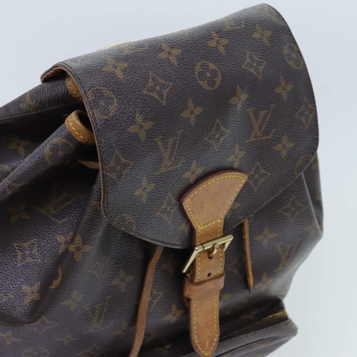 LOUIS VUITTON Monogram Montsouris GM Backpack M51135 LV 71729