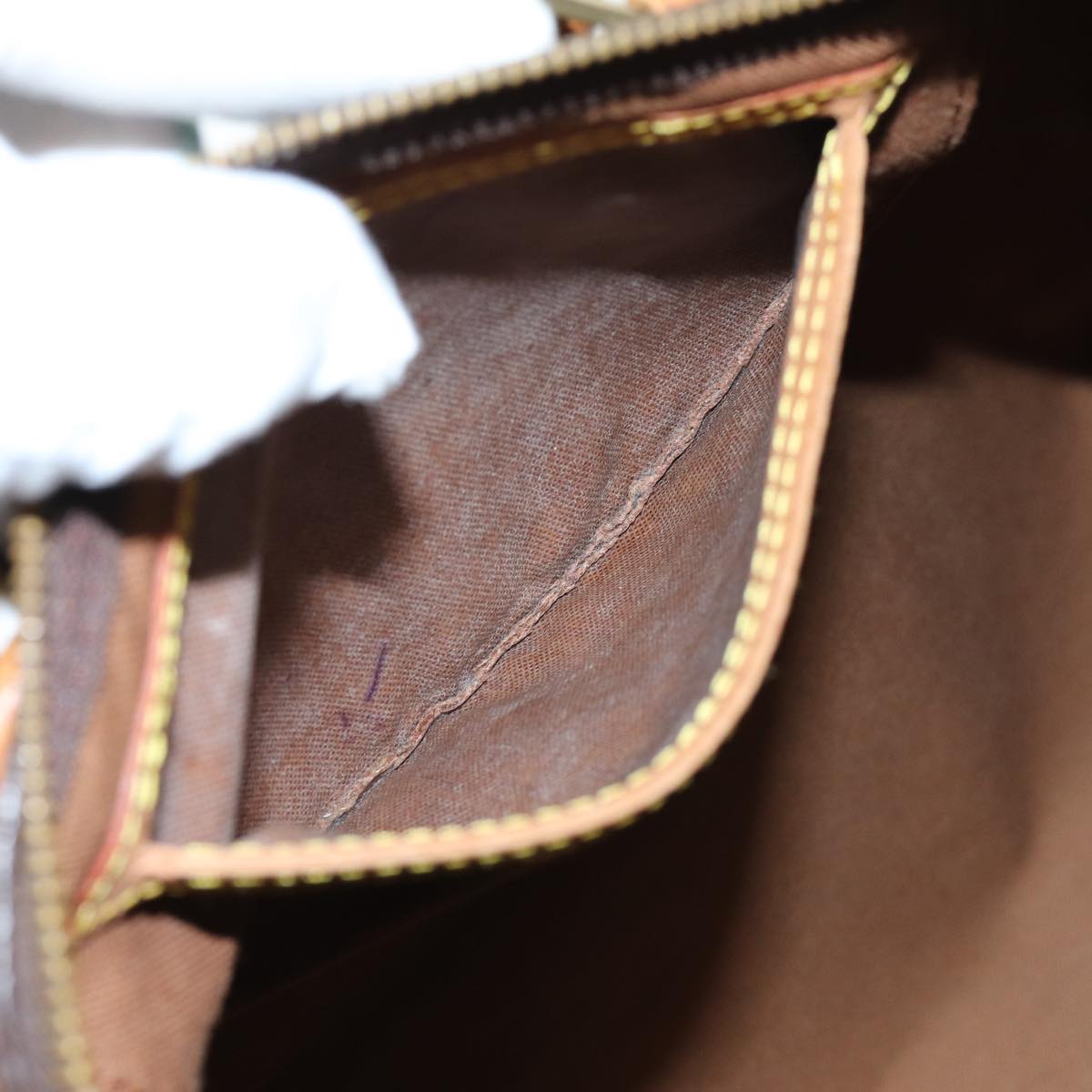 LOUIS VUITTON Monogram Speedy 40 Hand Bag M41522 LV 71749