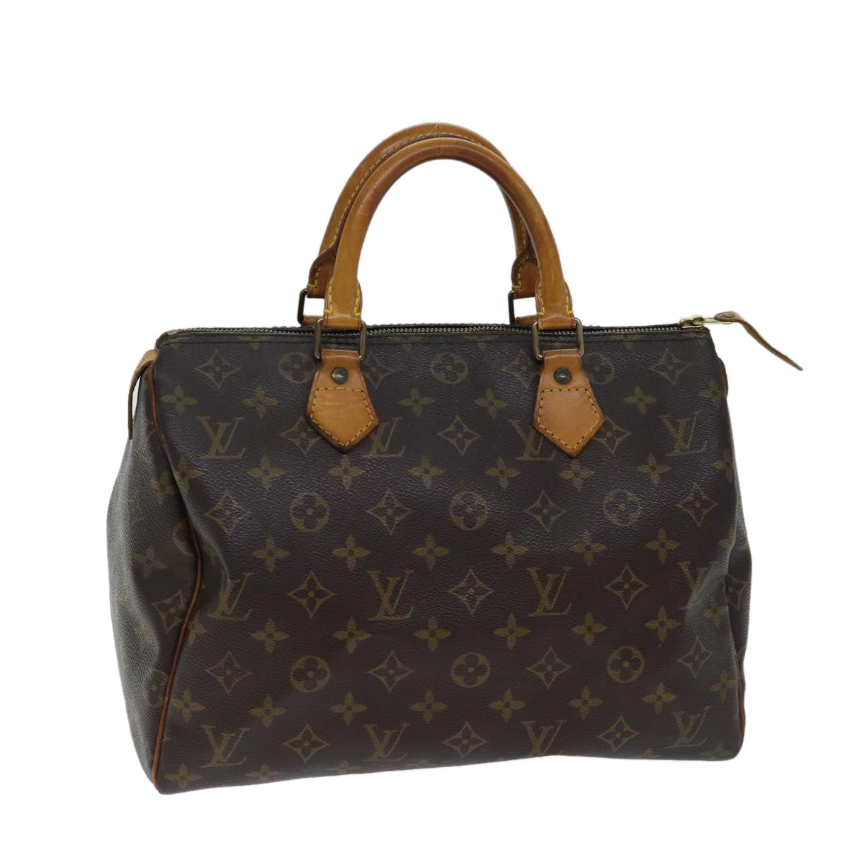LOUIS VUITTON Monogram Speedy 30 Hand Bag M41526 LV 71758