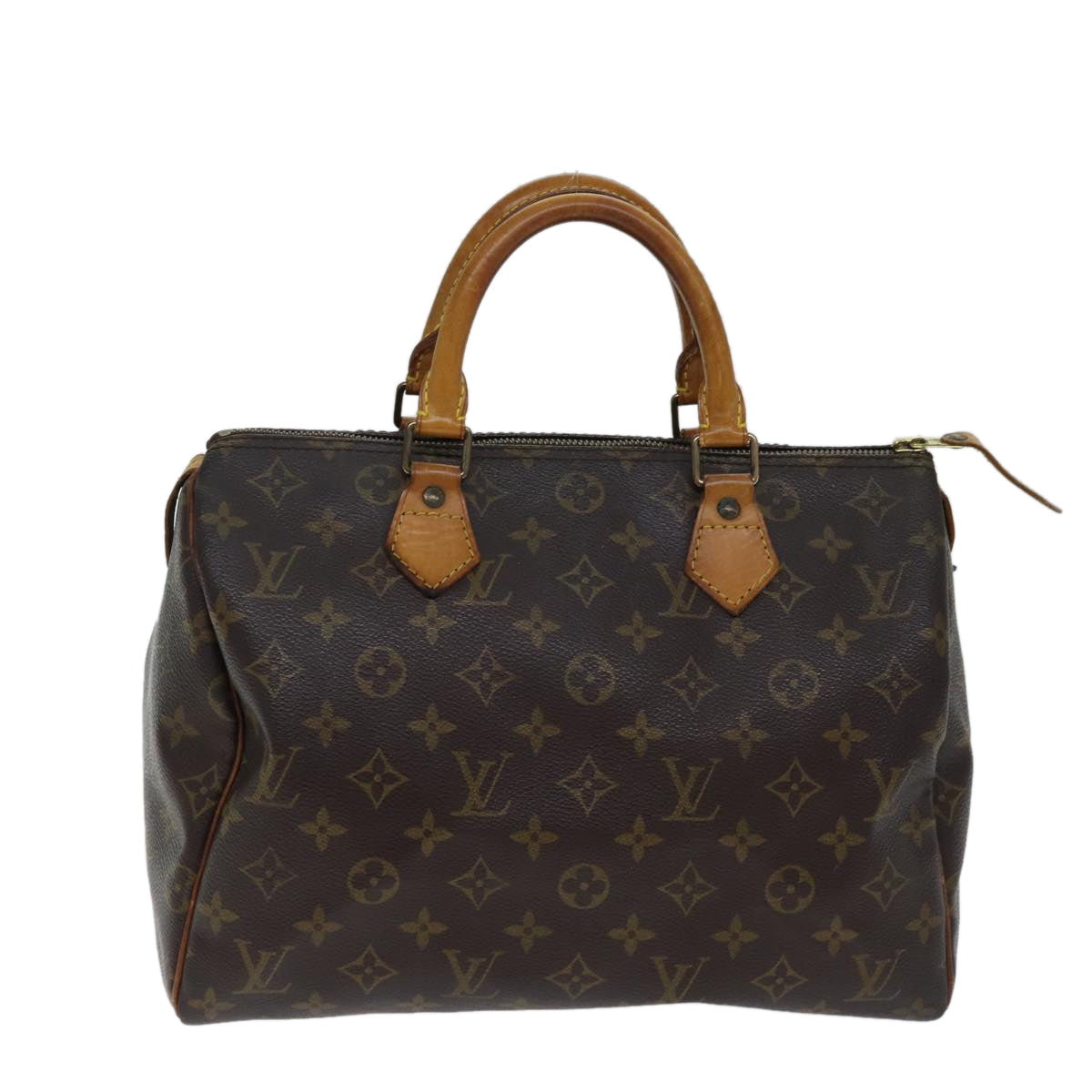LOUIS VUITTON Monogram Speedy 30 Hand Bag M41526 LV 71758