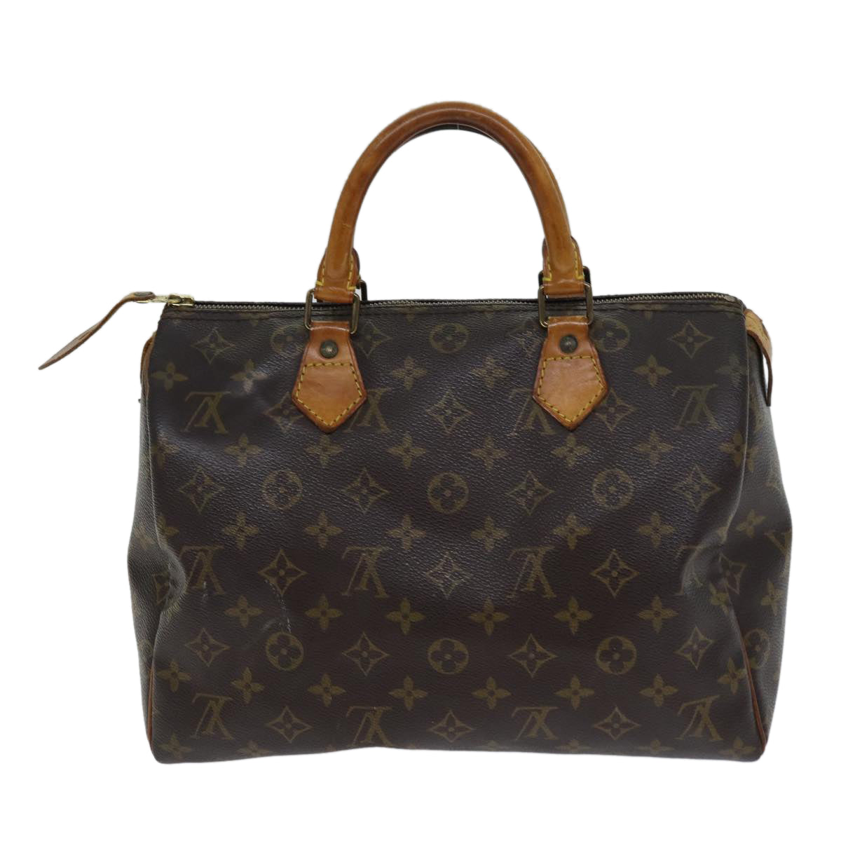 LOUIS VUITTON Monogram Speedy 30 Hand Bag M41526 LV 71758
