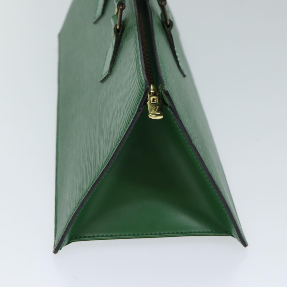 LOUIS VUITTON Epi Sac Triangle Hand Bag Green M52094 LV 71766