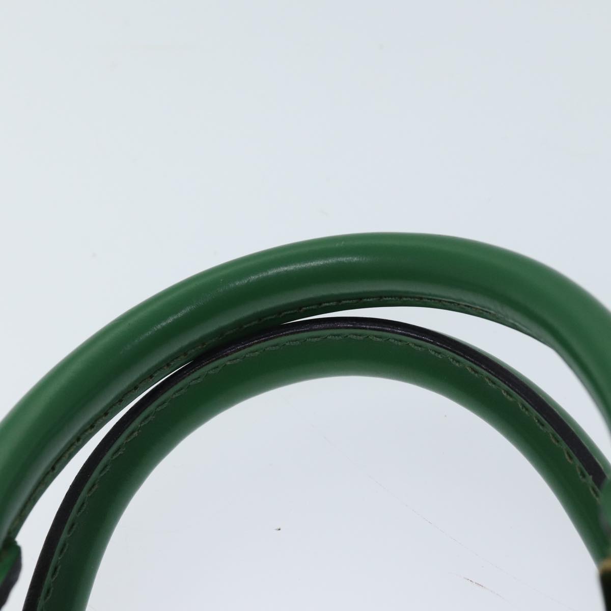 LOUIS VUITTON Epi Sac Triangle Hand Bag Green M52094 LV 71766