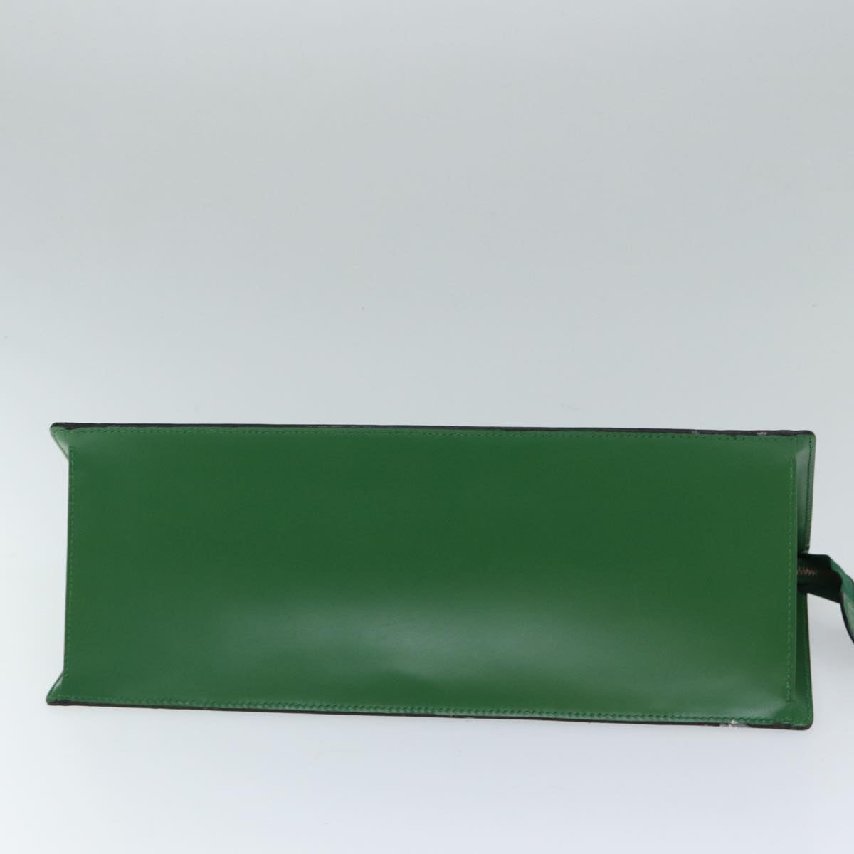 LOUIS VUITTON Epi Sac Triangle Hand Bag Green M52094 LV 71766