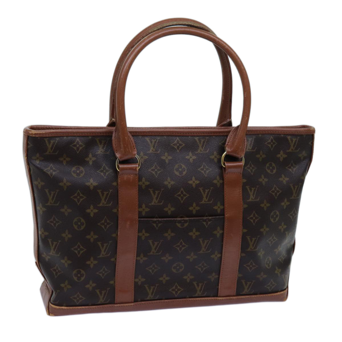 LOUIS VUITTON Monogram Sac Weekend PM Tote Bag M42425 LV 71769