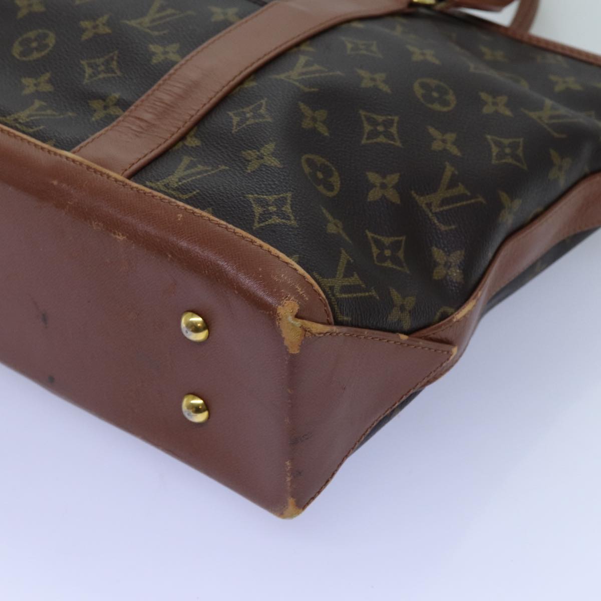 LOUIS VUITTON Monogram Sac Weekend PM Tote Bag M42425 LV 71769