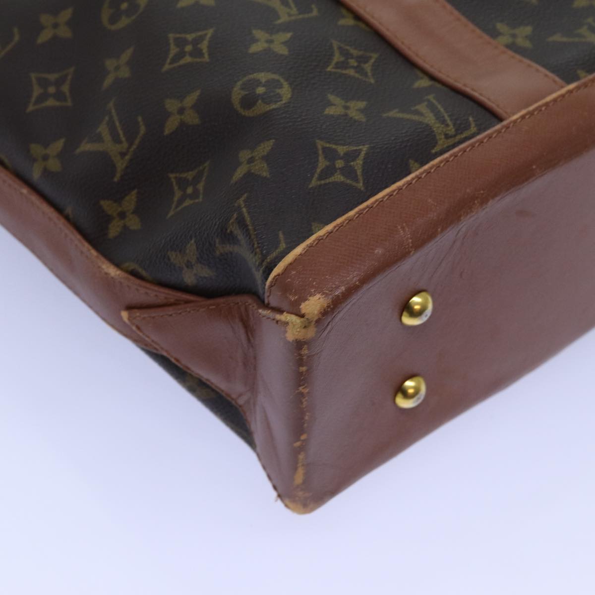 LOUIS VUITTON Monogram Sac Weekend PM Tote Bag M42425 LV 71769