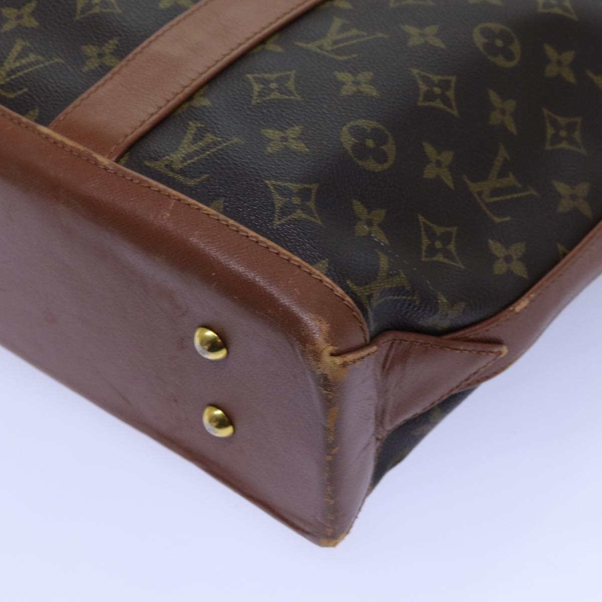 LOUIS VUITTON Monogram Sac Weekend PM Tote Bag M42425 LV 71769