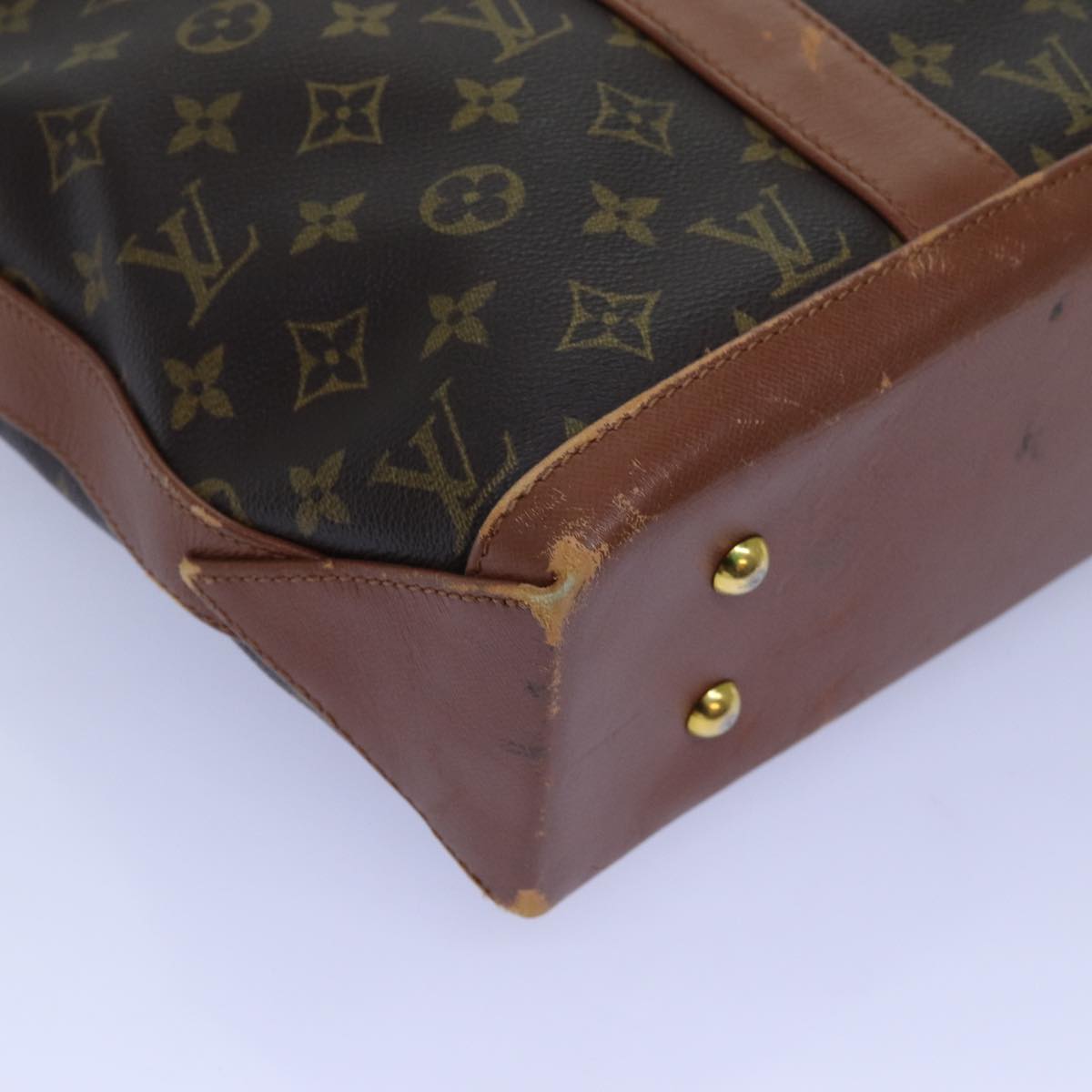 LOUIS VUITTON Monogram Sac Weekend PM Tote Bag M42425 LV 71769