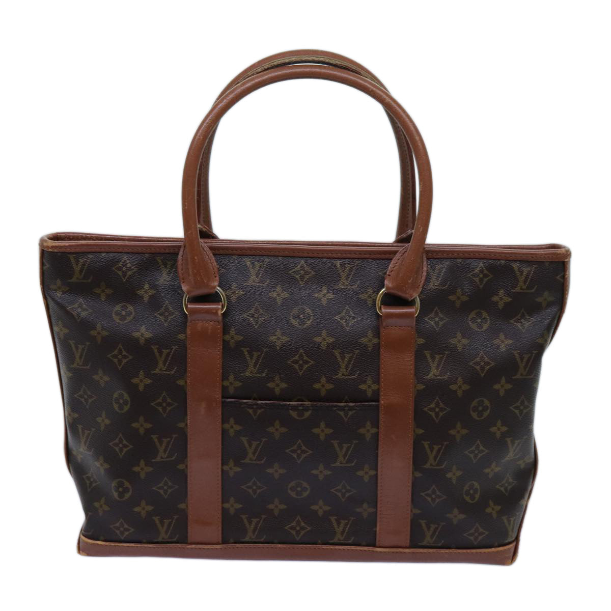 LOUIS VUITTON Monogram Sac Weekend PM Tote Bag M42425 LV 71769