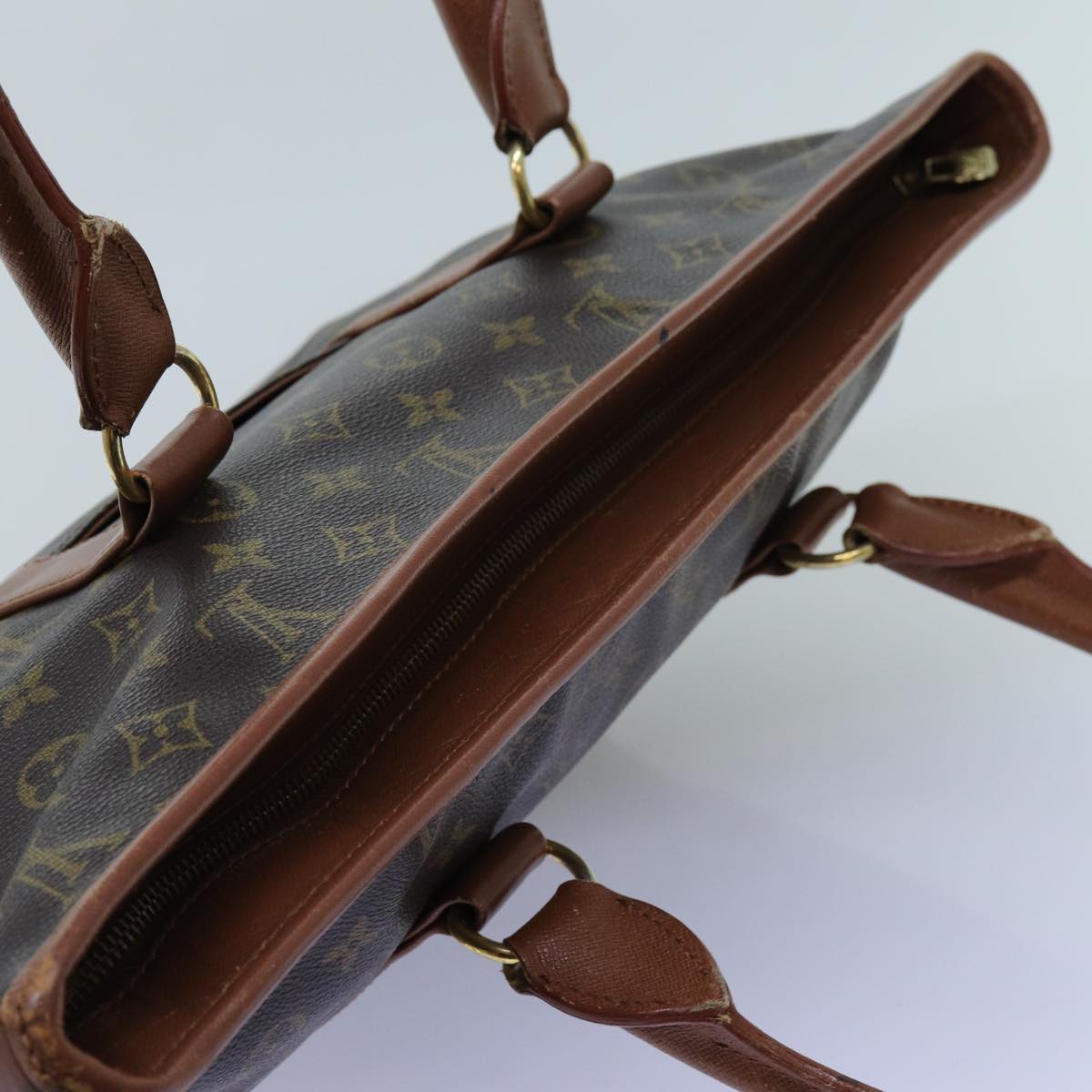 LOUIS VUITTON Monogram Sac Weekend PM Tote Bag M42425 LV 71769