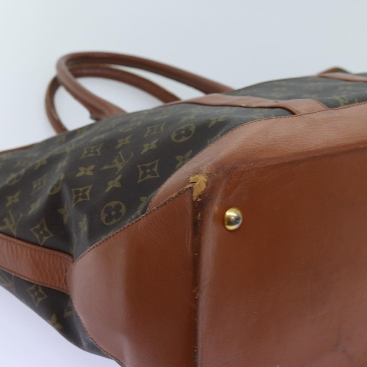 LOUIS VUITTON Monogram Sac Weekend GM Tote Bag M42420 LV 71770