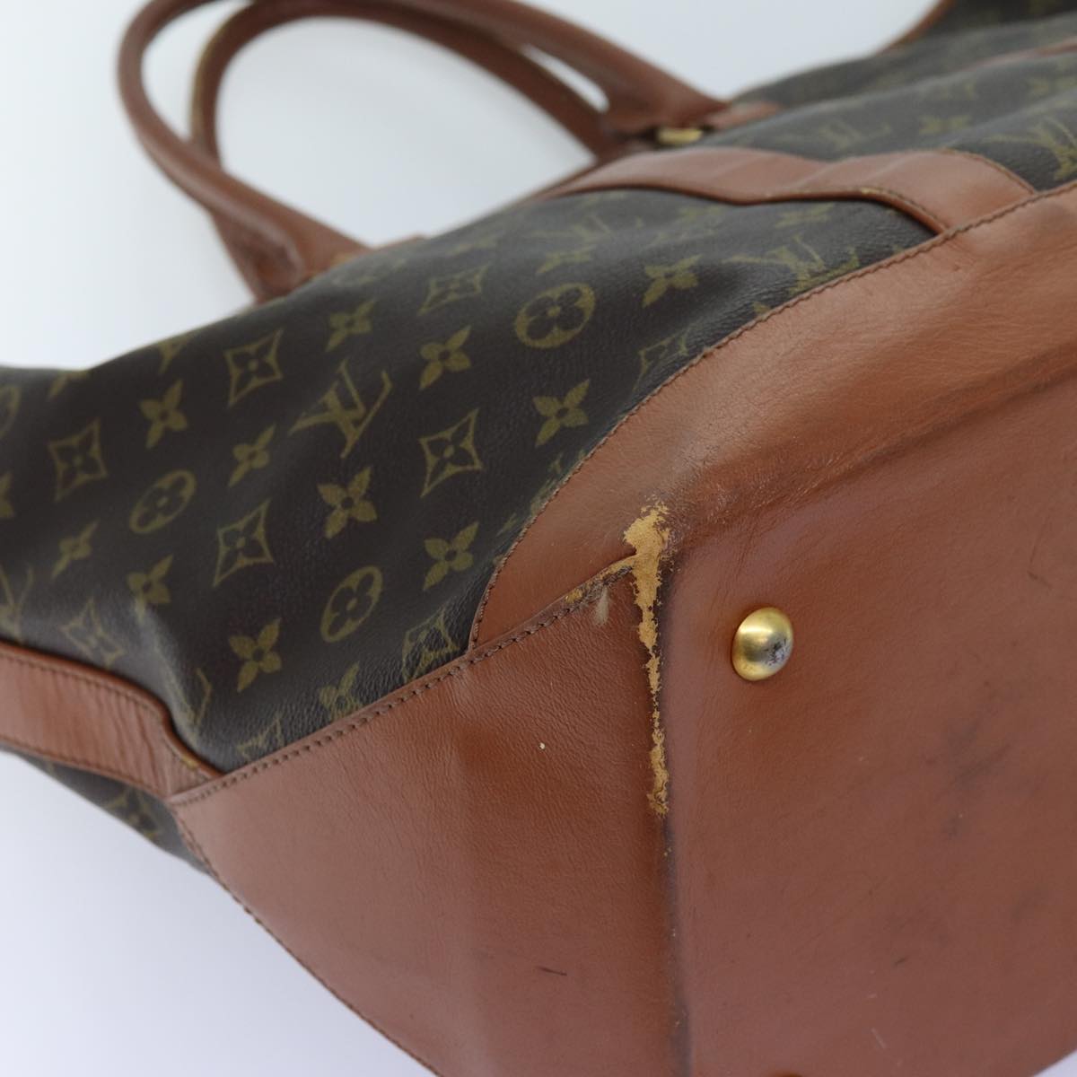 LOUIS VUITTON Monogram Sac Weekend GM Tote Bag M42420 LV 71770