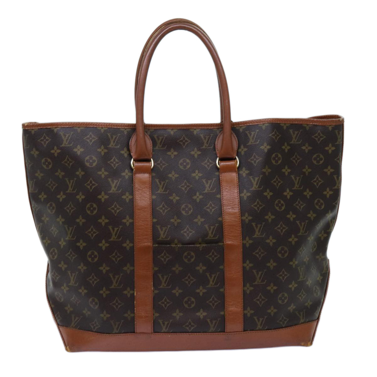 LOUIS VUITTON Monogram Sac Weekend GM Tote Bag M42420 LV 71770