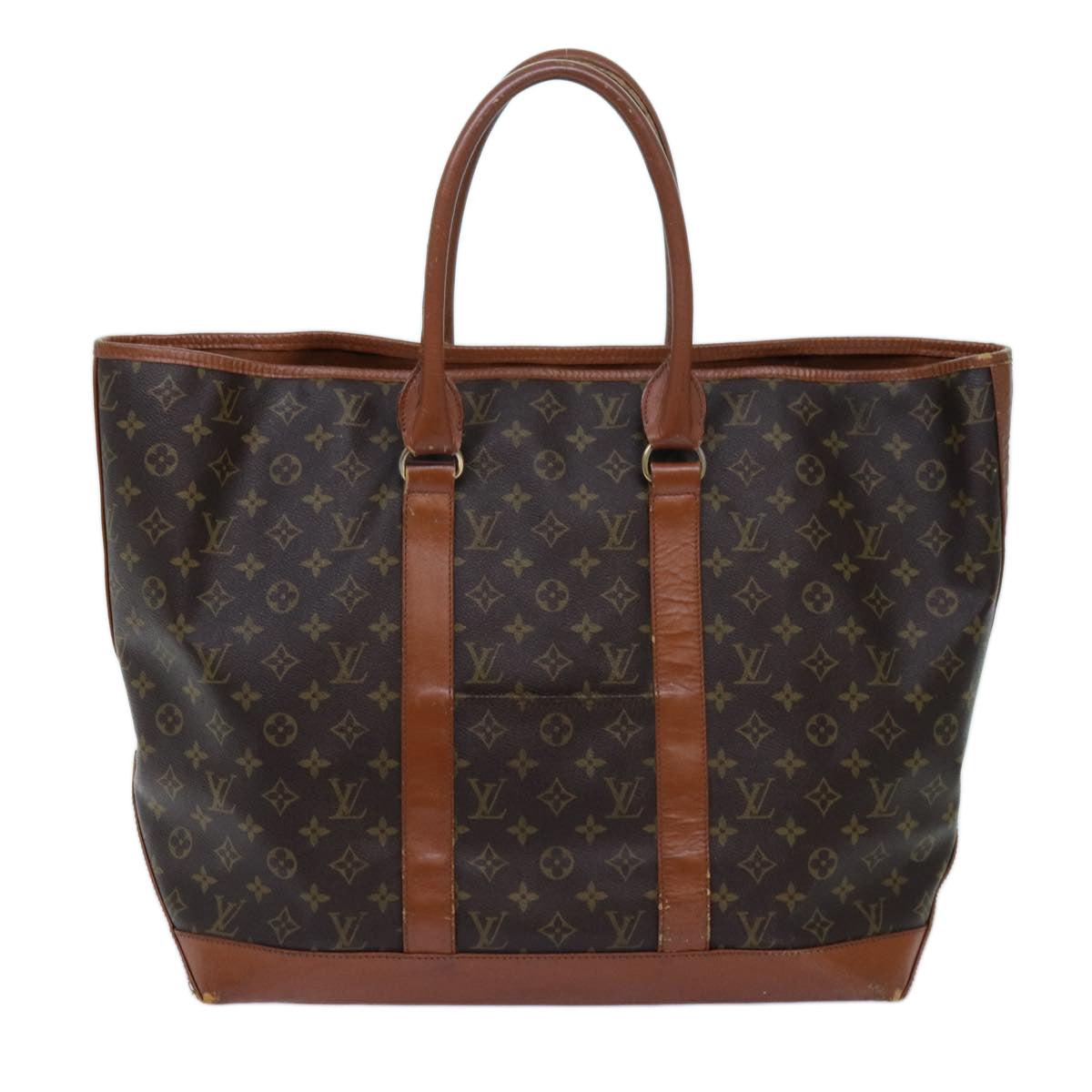 LOUIS VUITTON Monogram Sac Weekend GM Tote Bag M42420 LV 71770