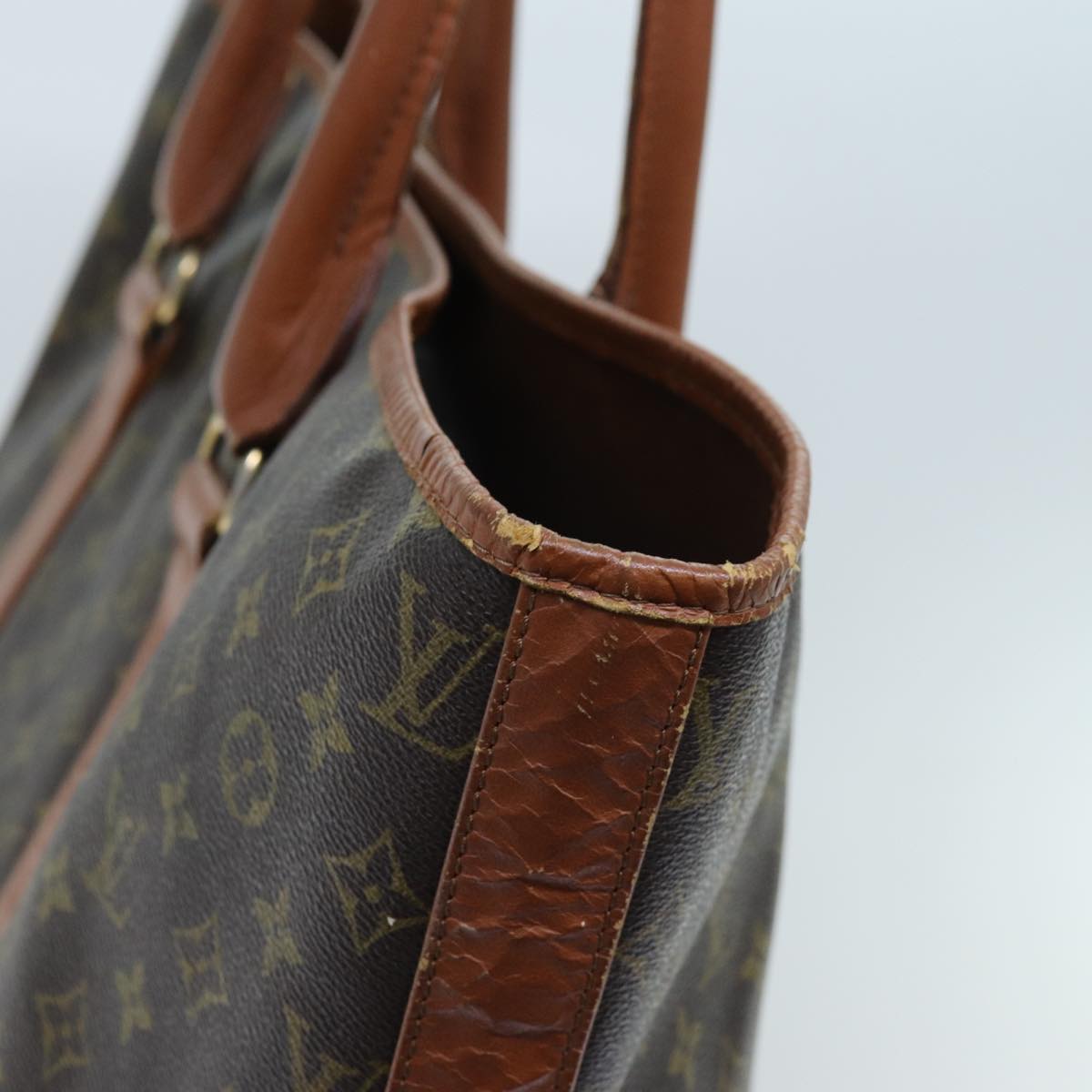 LOUIS VUITTON Monogram Sac Weekend GM Tote Bag M42420 LV 71770