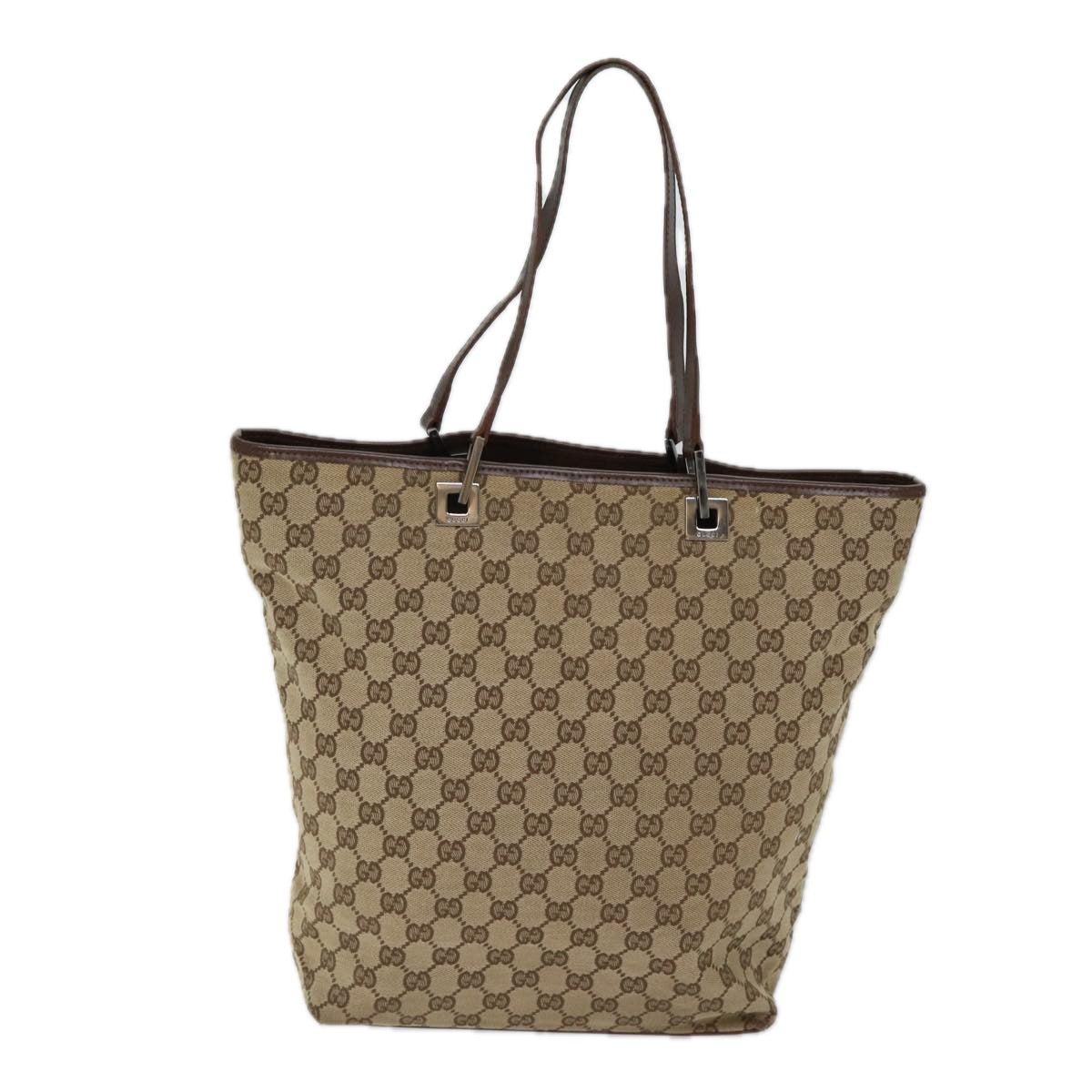 GUCCI GG Canvas Tote Bag Beige 001 1098 71799
