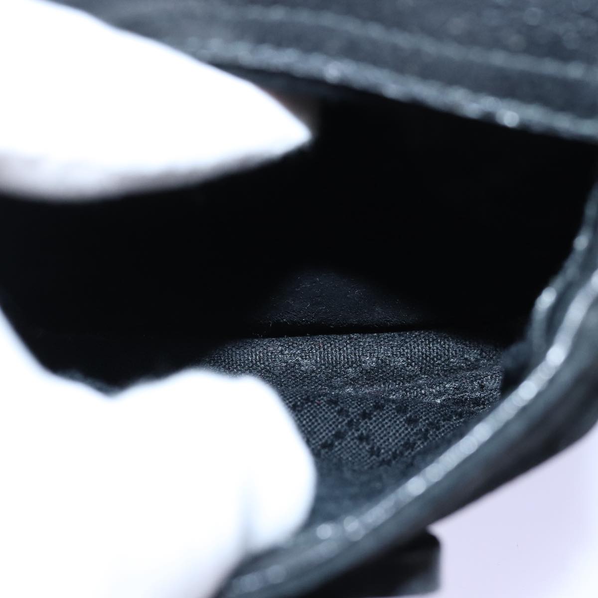 GUCCI Bamboo Backpack Suede Black 71825
