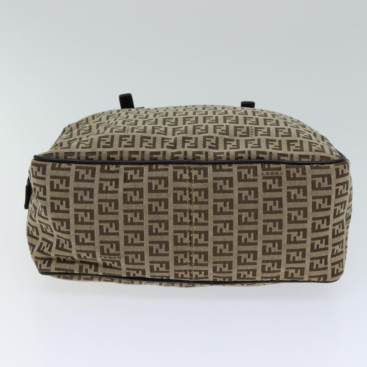 FENDI Zucchino Canvas Hand Bag Beige 71830