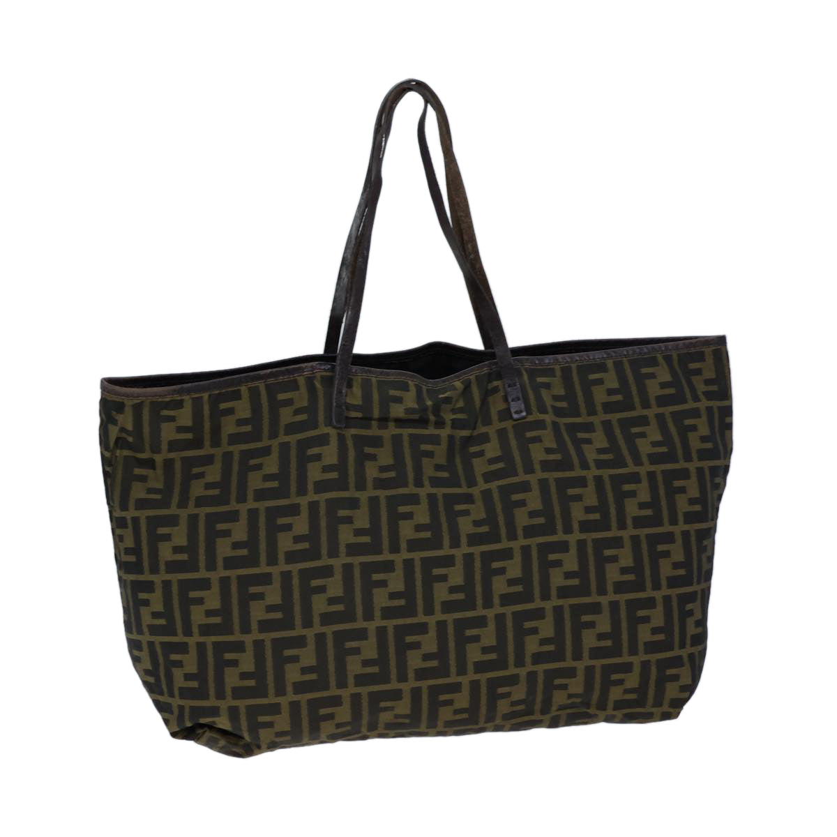 FENDI Zucca Canvas Tote Bag Brown 71833
