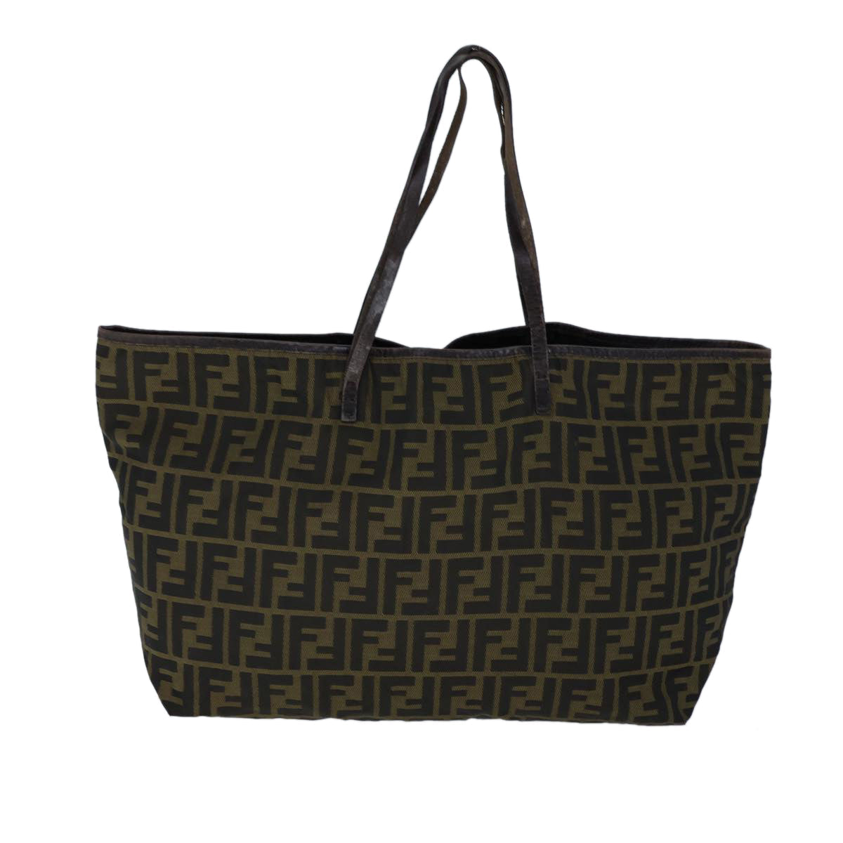 FENDI Zucca Canvas Tote Bag Brown 71833