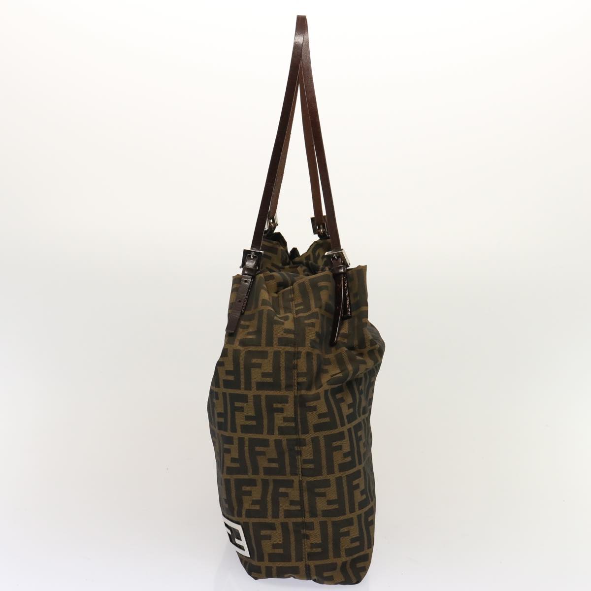 FENDI Zucca Canvas Tote Bag Brown 71834
