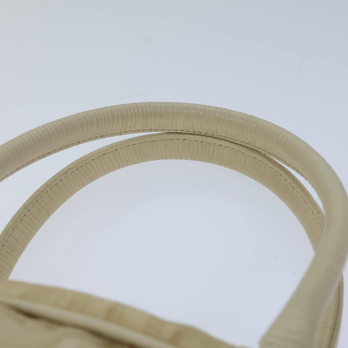 FENDI Zucca Canvas Hand Bag Nylon 2way Beige 71835
