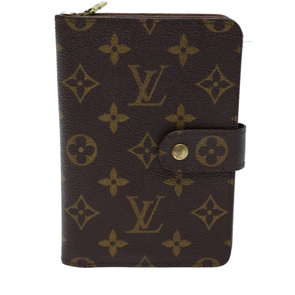 LOUIS VUITTON Monogram Porto Papie Zip Wallet M61207 LV 71891