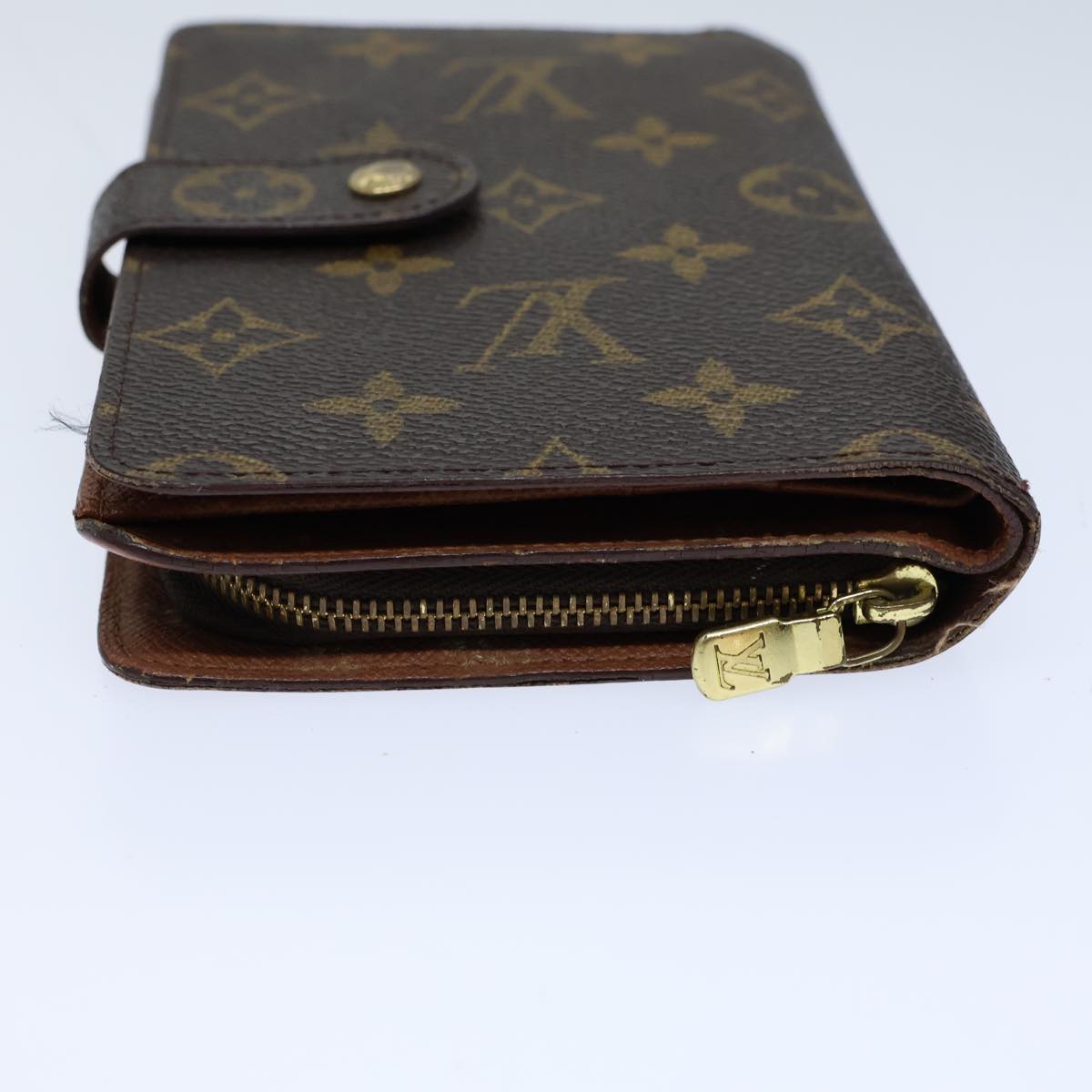 LOUIS VUITTON Monogram Porto Papie Zip Wallet M61207 LV 71891