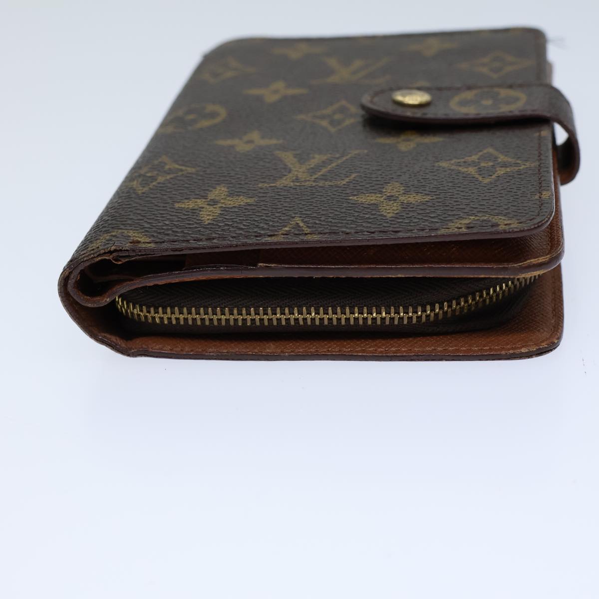 LOUIS VUITTON Monogram Porto Papie Zip Wallet M61207 LV 71891