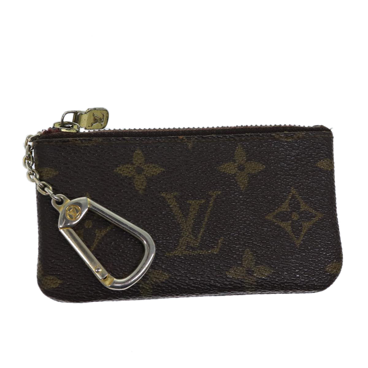 LOUIS VUITTON Monogram Pochette Cles Coin Purse M62650 LV 71893