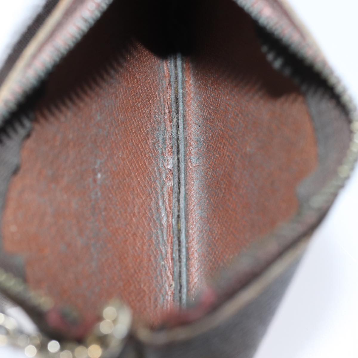 LOUIS VUITTON Monogram Pochette Cles Coin Purse M62650 LV 71893