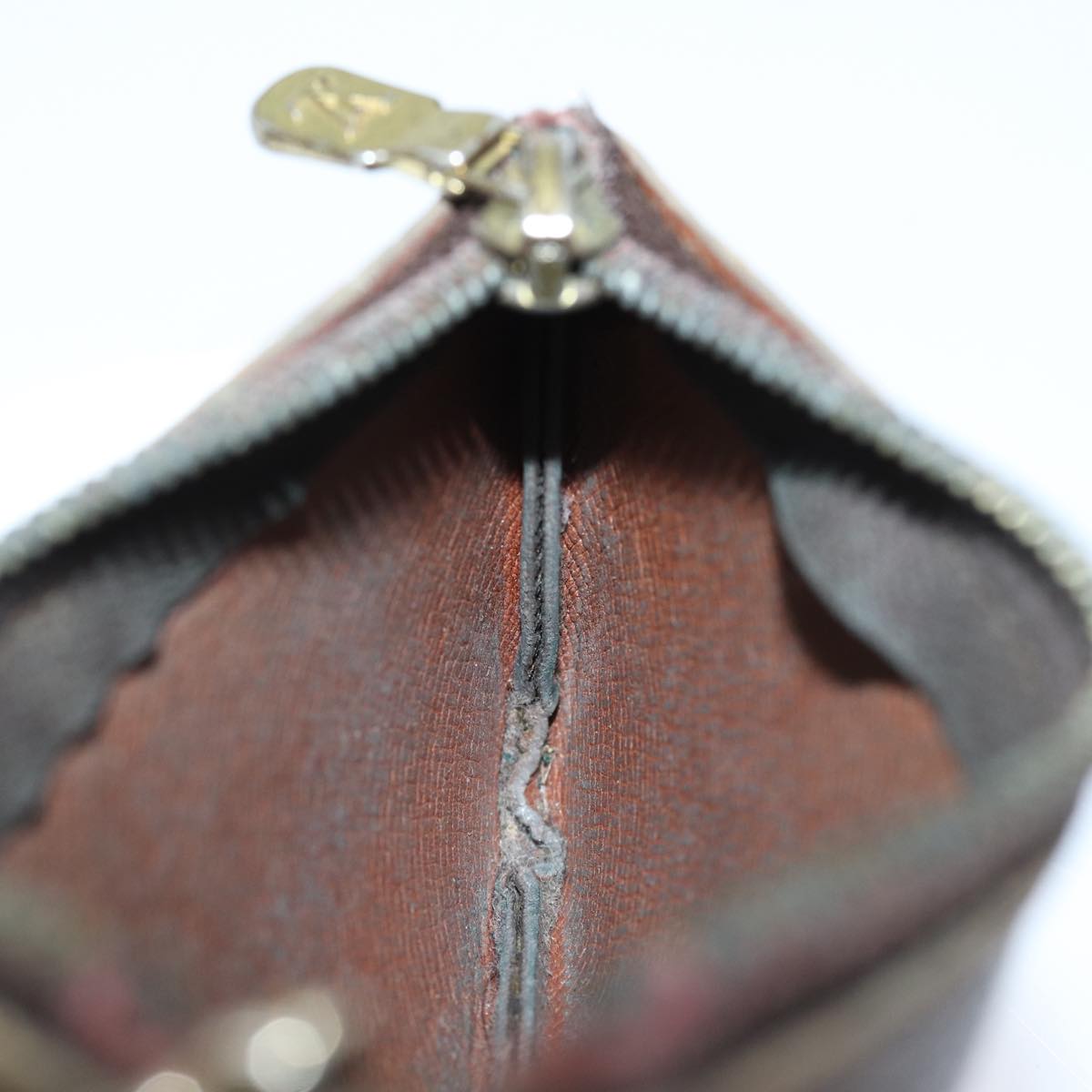 LOUIS VUITTON Monogram Pochette Cles Coin Purse M62650 LV 71893