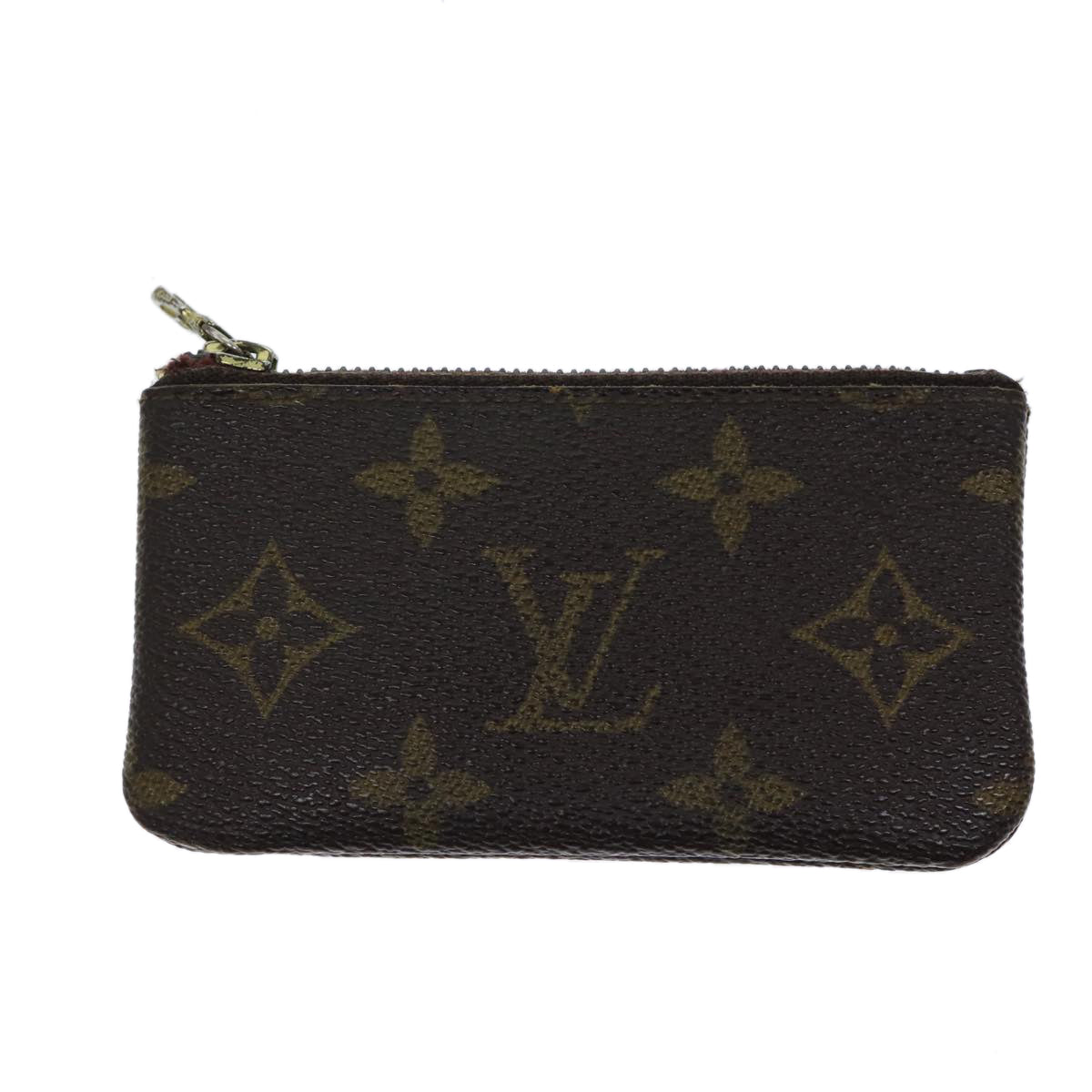 LOUIS VUITTON Monogram Pochette Cles Coin Purse M62650 LV 71893