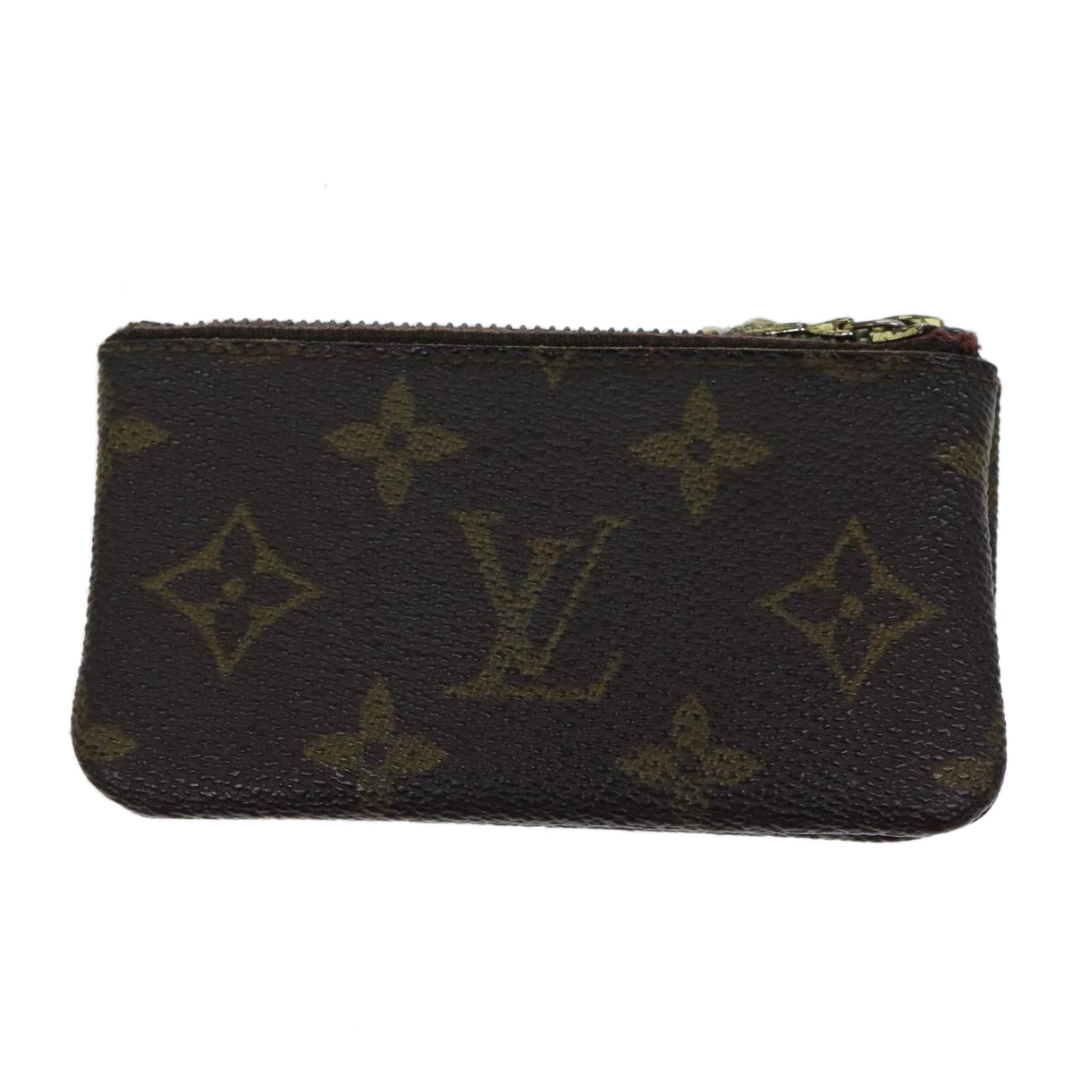 LOUIS VUITTON Monogram Pochette Cles Coin Purse M62650 LV 71893
