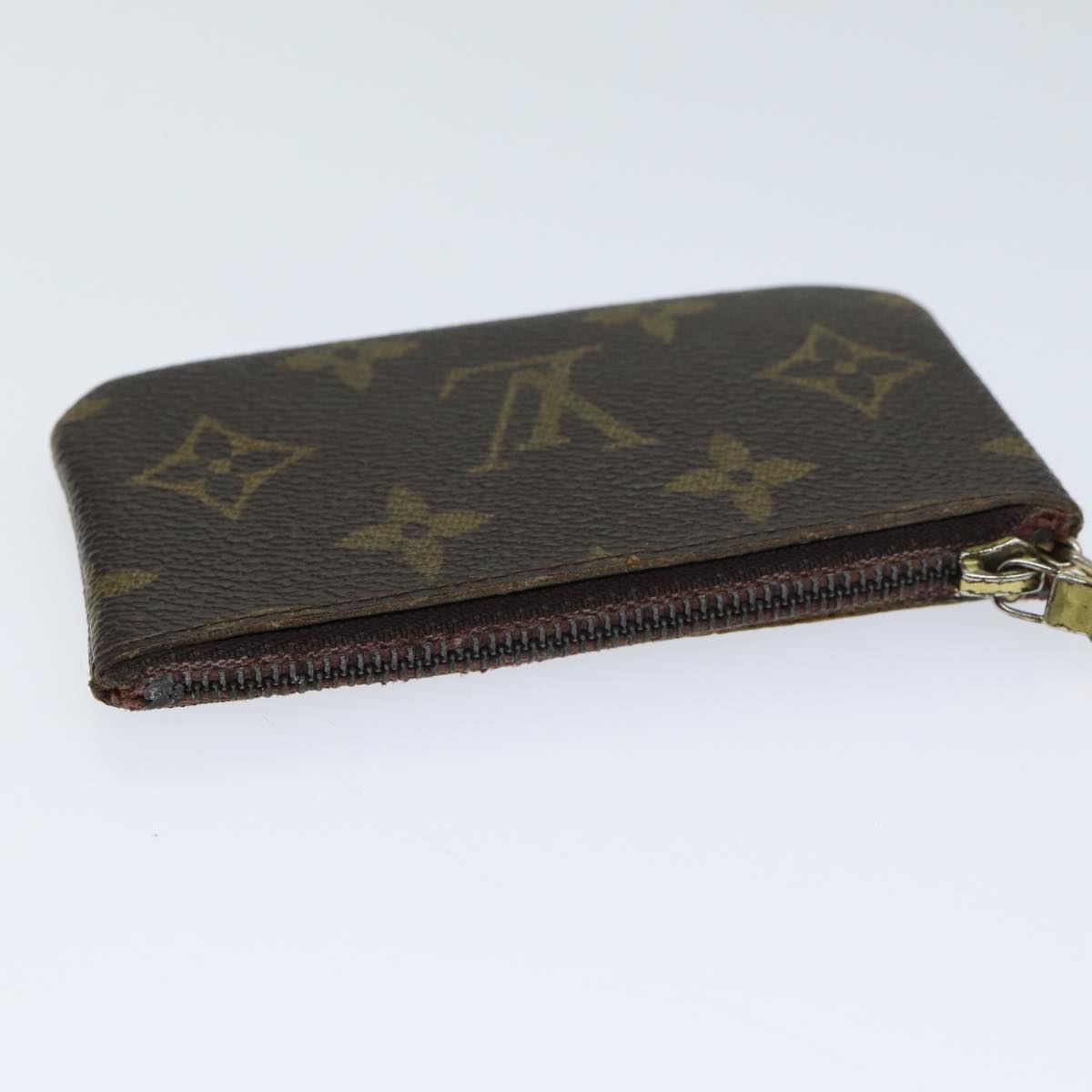 LOUIS VUITTON Monogram Pochette Cles Coin Purse M62650 LV 71893