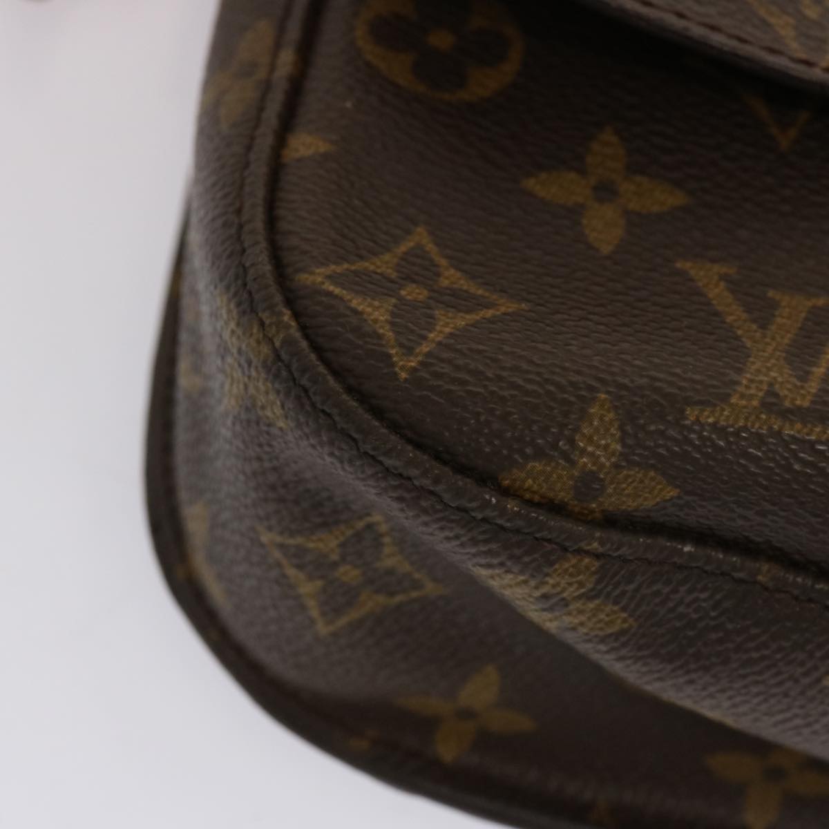 LOUIS VUITTON Monogram Saint Cloud MM Shoulder Bag M51243 LV 71895