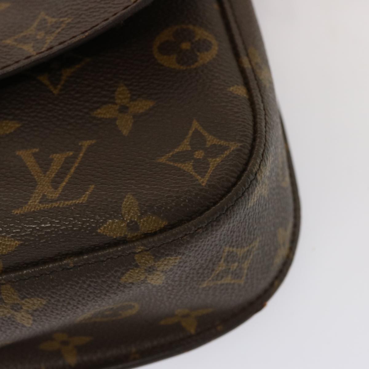 LOUIS VUITTON Monogram Saint Cloud MM Shoulder Bag M51243 LV 71895