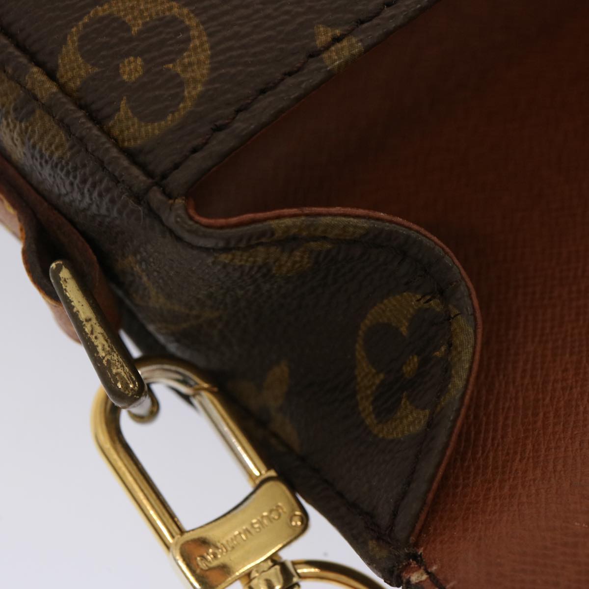 LOUIS VUITTON Monogram Saint Cloud MM Shoulder Bag M51243 LV 71895