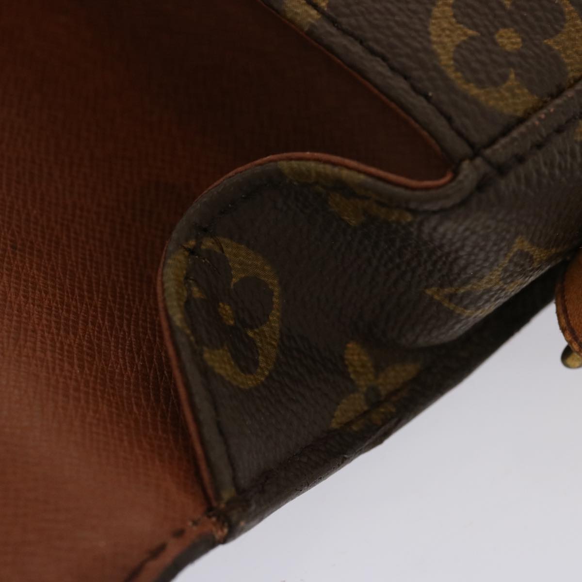 LOUIS VUITTON Monogram Saint Cloud MM Shoulder Bag M51243 LV 71895