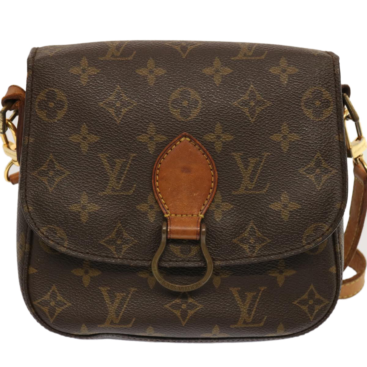 LOUIS VUITTON Monogram Saint Cloud MM Shoulder Bag M51243 LV 71895