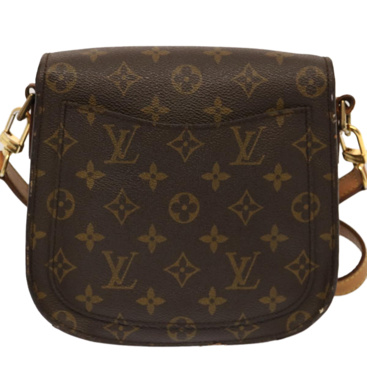 LOUIS VUITTON Monogram Saint Cloud MM Shoulder Bag M51243 LV 71895