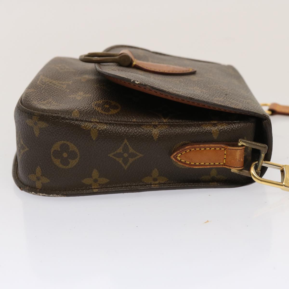 LOUIS VUITTON Monogram Saint Cloud MM Shoulder Bag M51243 LV 71895