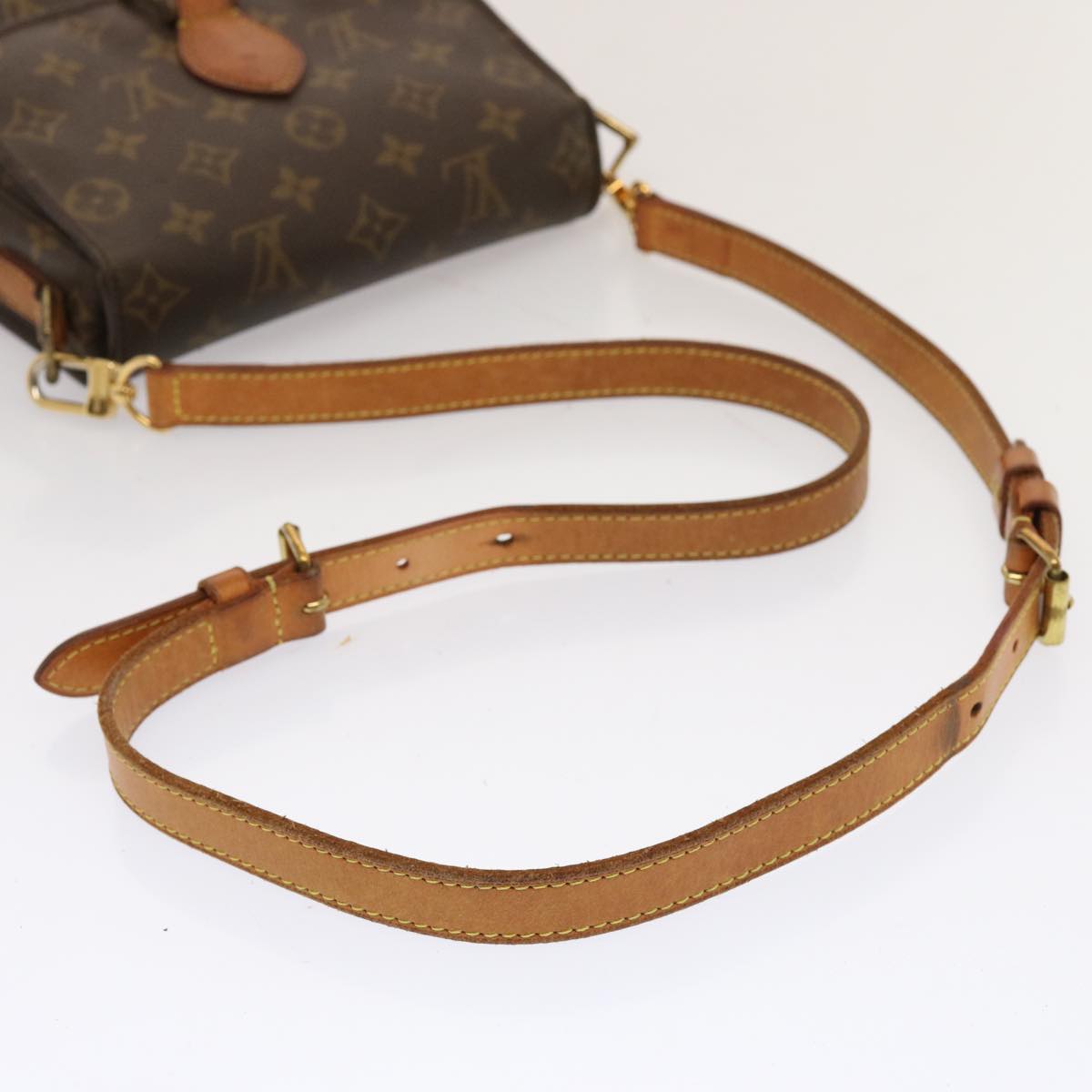 LOUIS VUITTON Monogram Saint Cloud MM Shoulder Bag M51243 LV 71895
