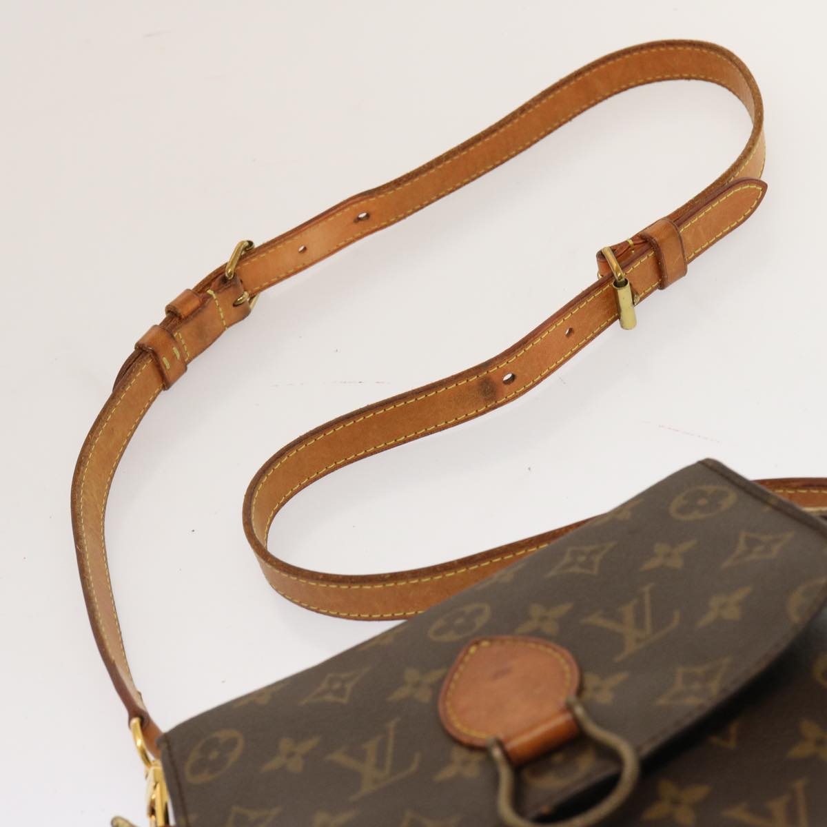LOUIS VUITTON Monogram Saint Cloud MM Shoulder Bag M51243 LV 71895