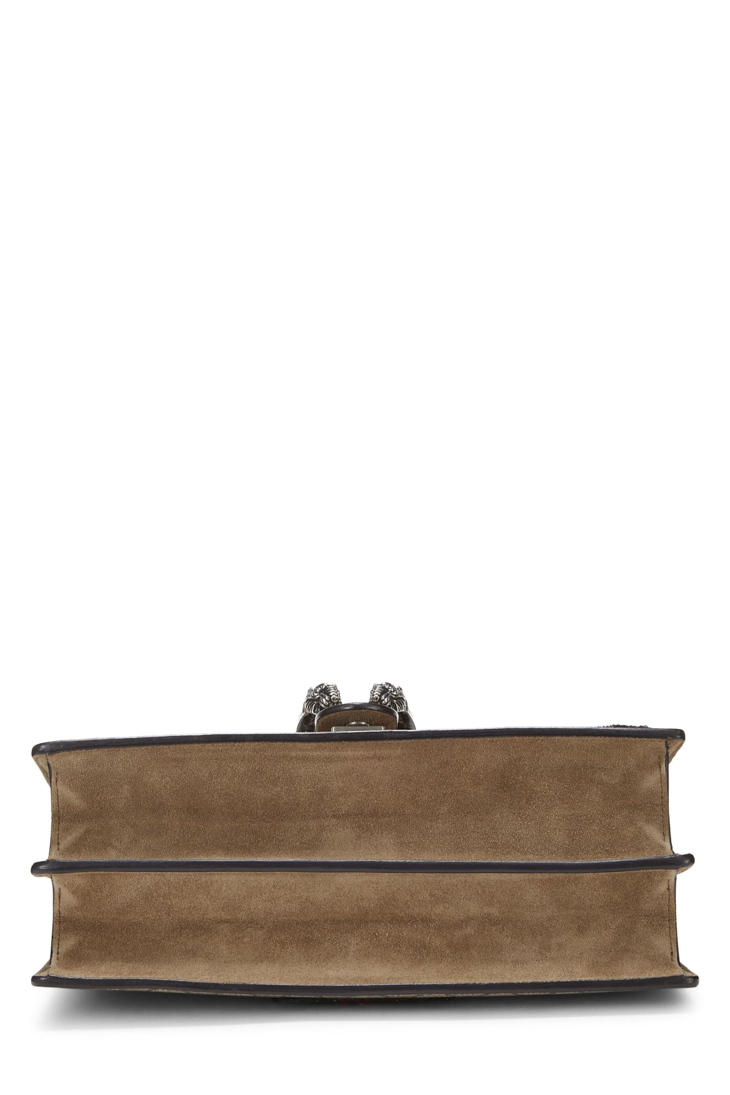 Gucci,  Multicolor Embroidered GG Supreme Canvas Dionysus Bag Medium, Brown